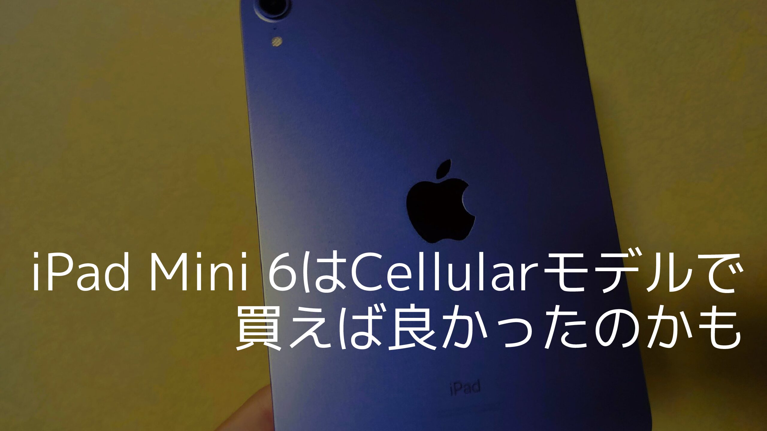 iPad mini（第6世代）256GB Cellularモデル/SIMフリー他